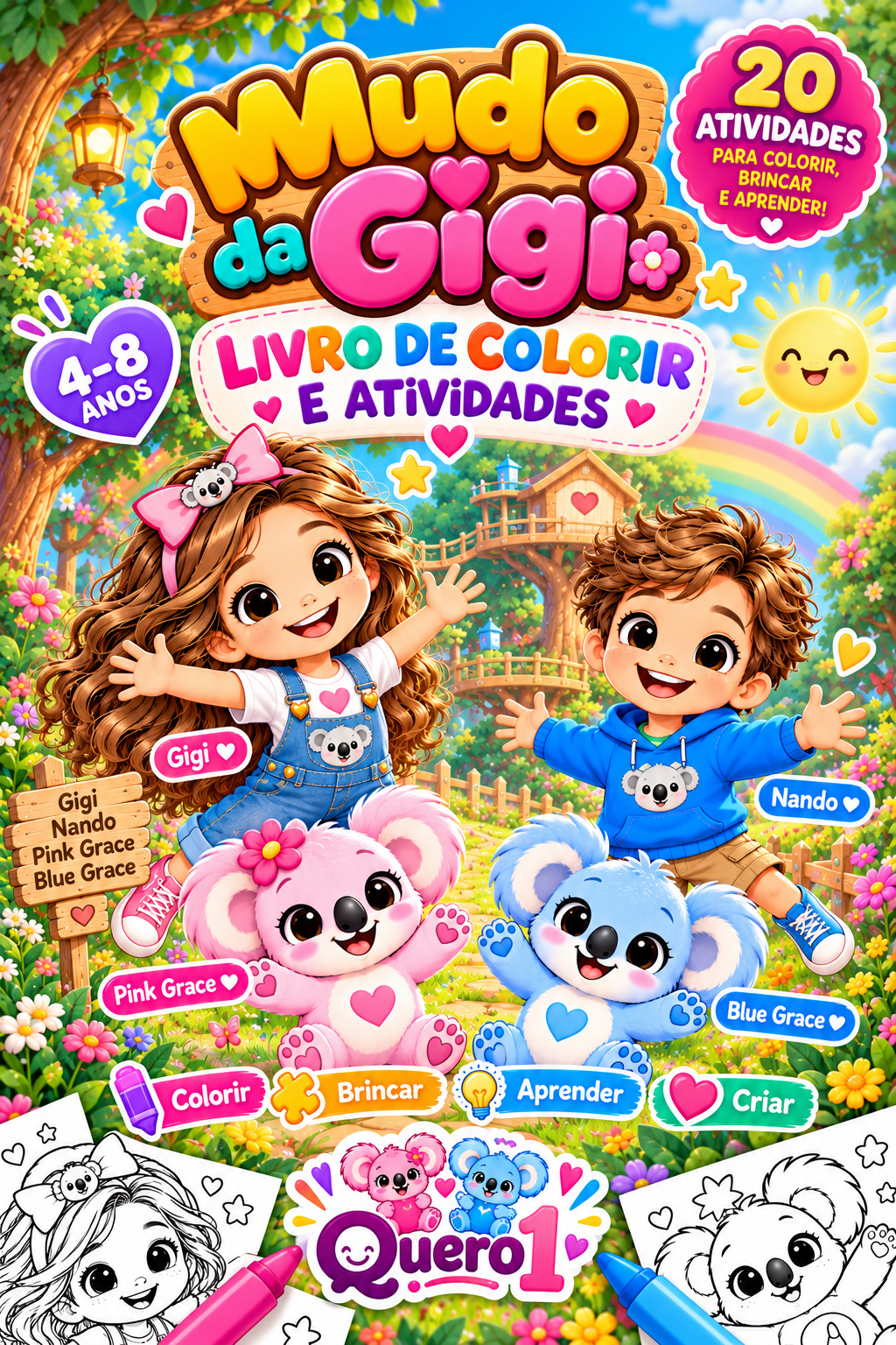 UM MUNDO INTEIRO ESPERANDO PELAS SUAS CORES!